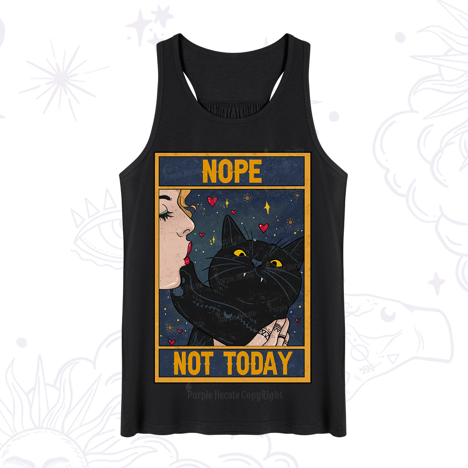 Purplehecate The Nope Not Today Tarot Tank