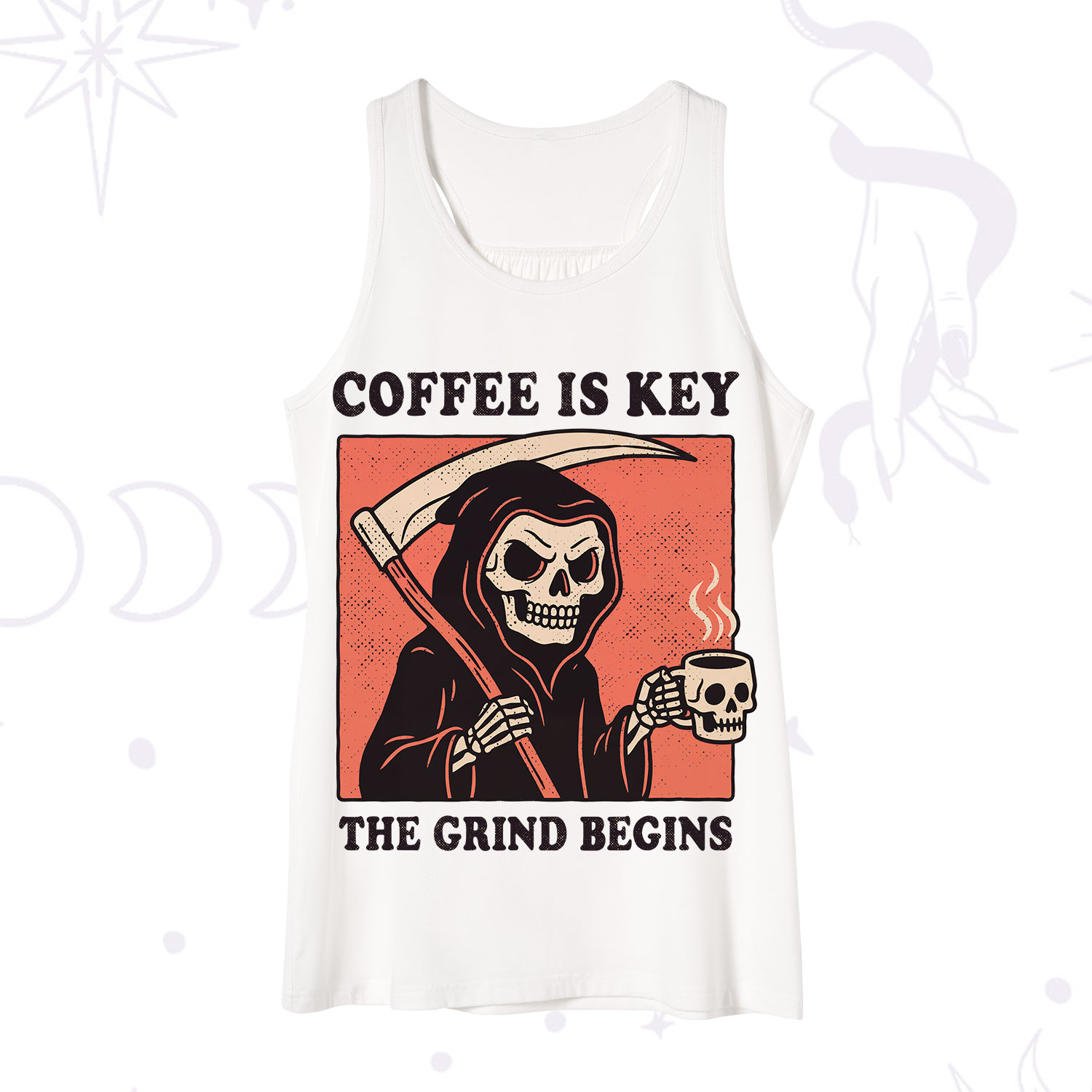 Purplehecate Coffee Is Key The Grind Begins Tank