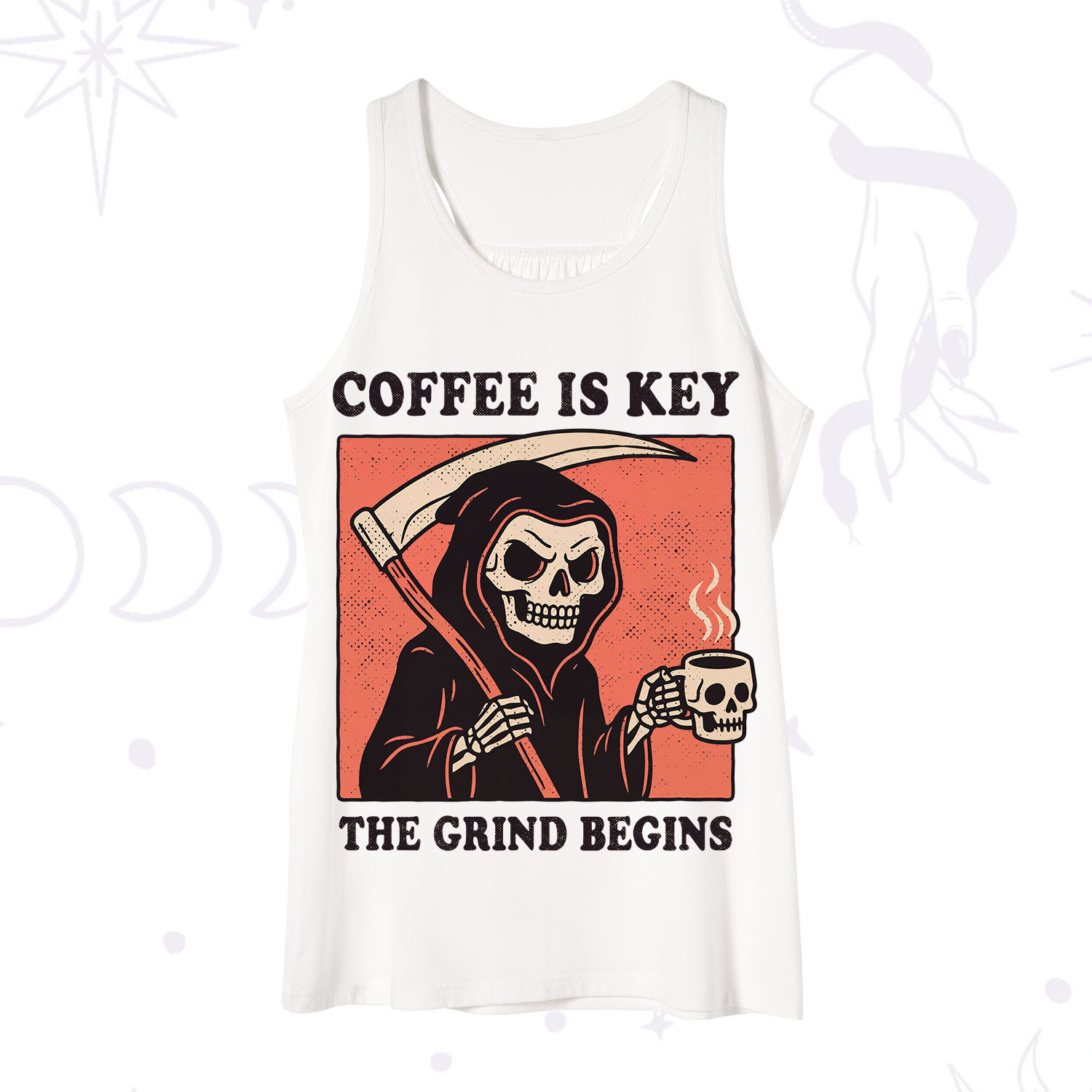 Purplehecate Coffee Is Key The Grind Begins Tank
