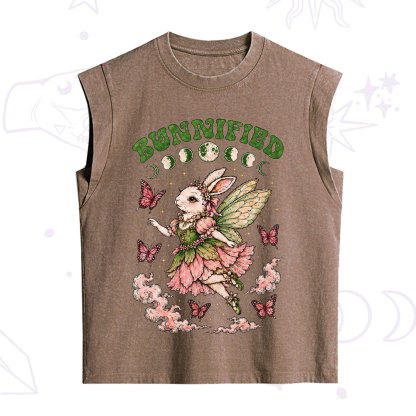 Purplehecate Bunnified Fairy Bunny Vintage Washed Tank