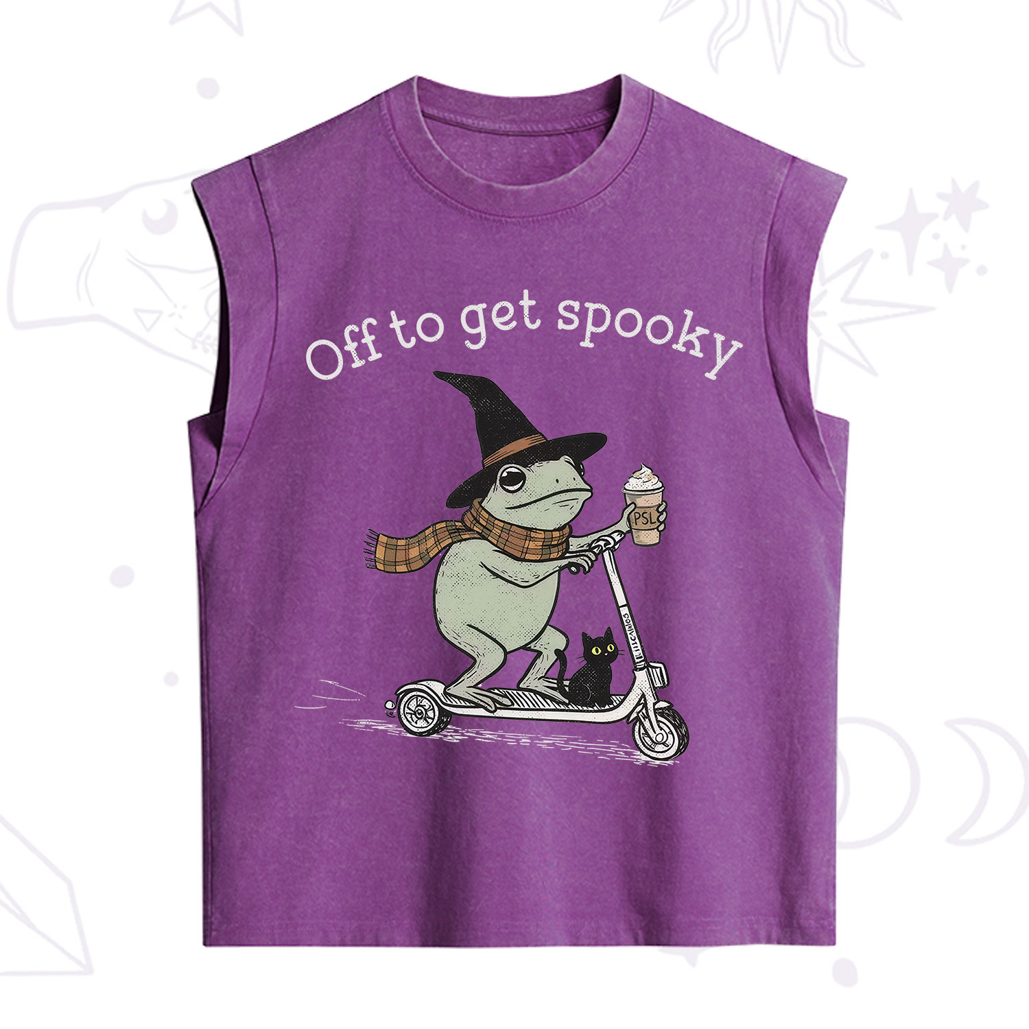 Purplehecate Off to get Spooky Halloween Forg Vintage Washed Tank