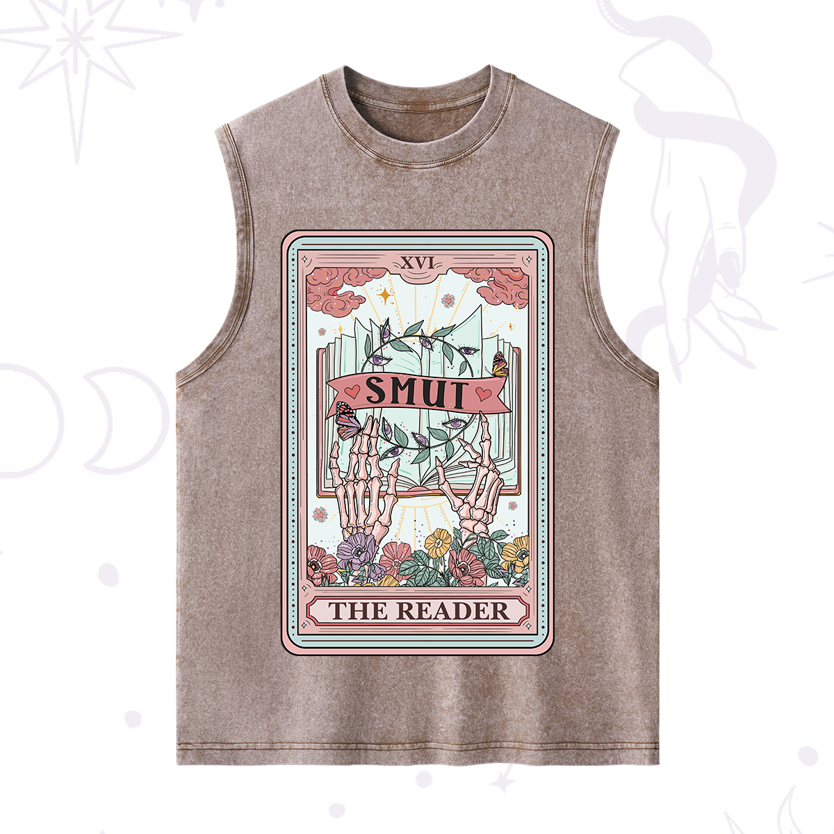 Purplehecate The Smut Reader Tarot Washed Tank