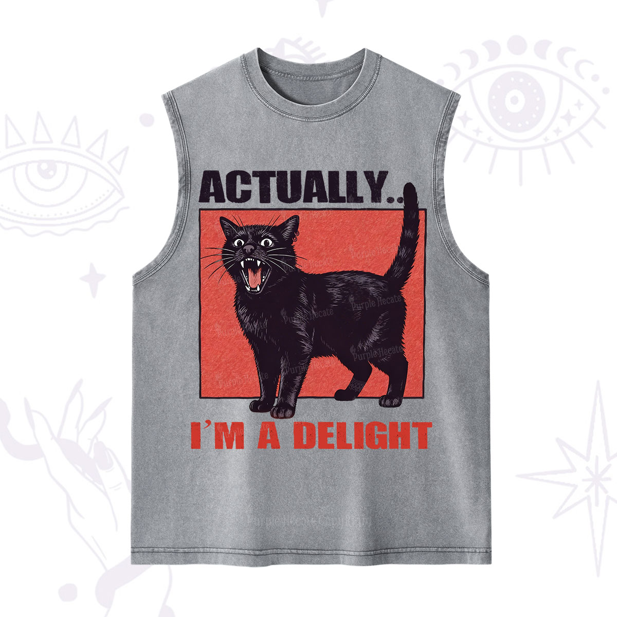 Purplehecate Actually Im a Delight Washed Tank