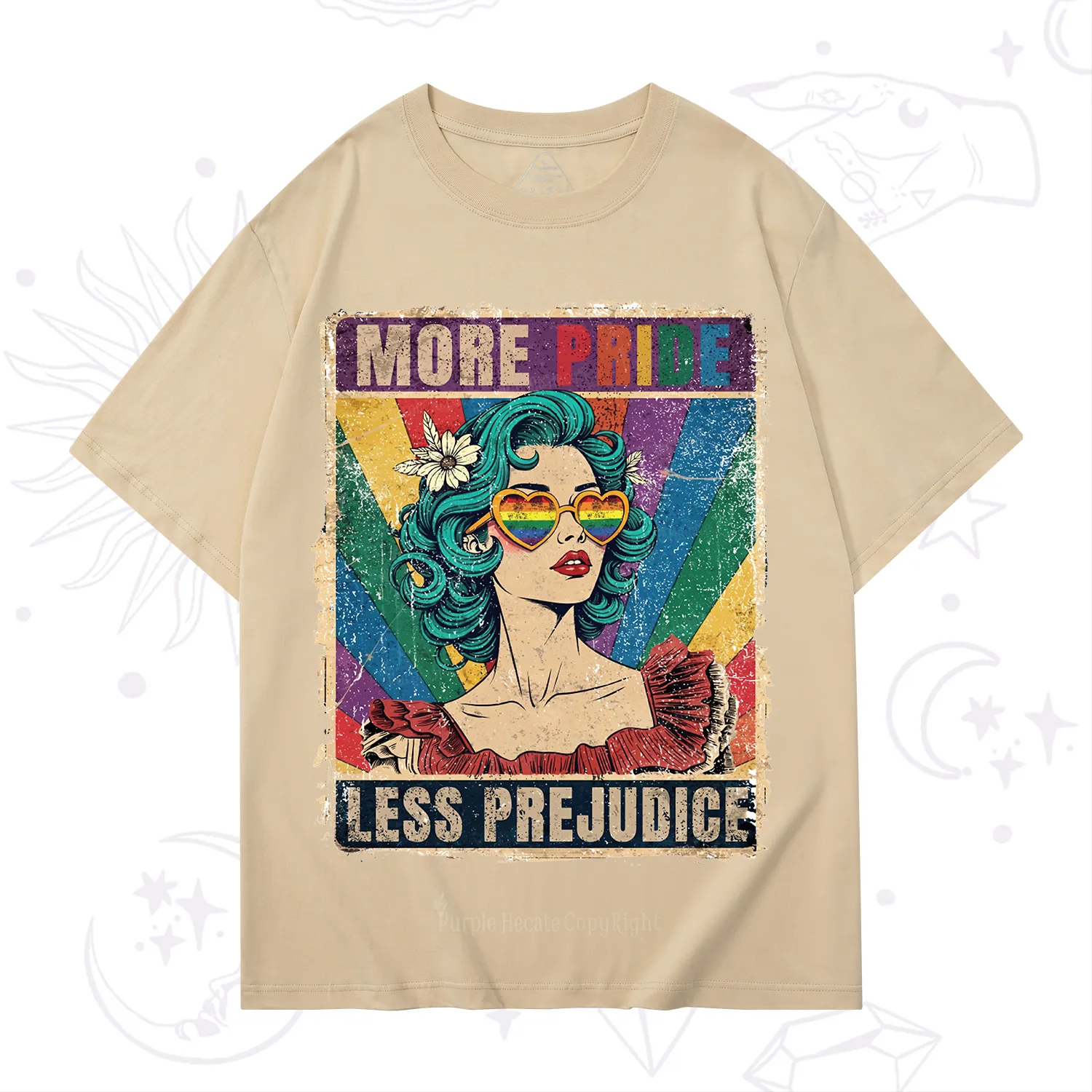 Purplehecate More Pride Less Prejudice T-Shirt