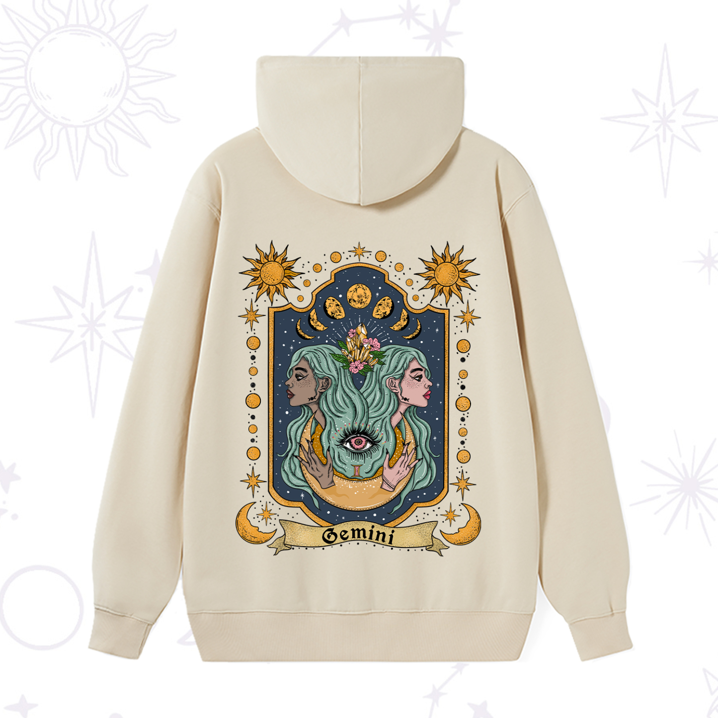 Purplehecate Gemini Zodiac Hoodie