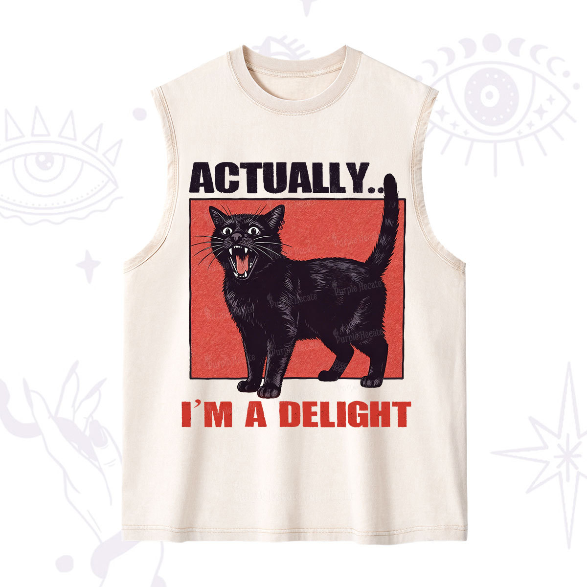 Purplehecate Actually Im a Delight Washed Tank