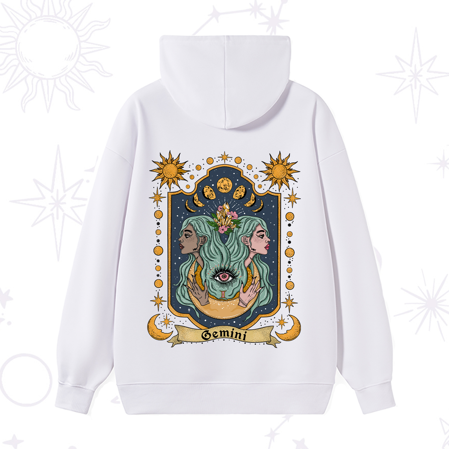 Purplehecate Gemini Zodiac Hoodie