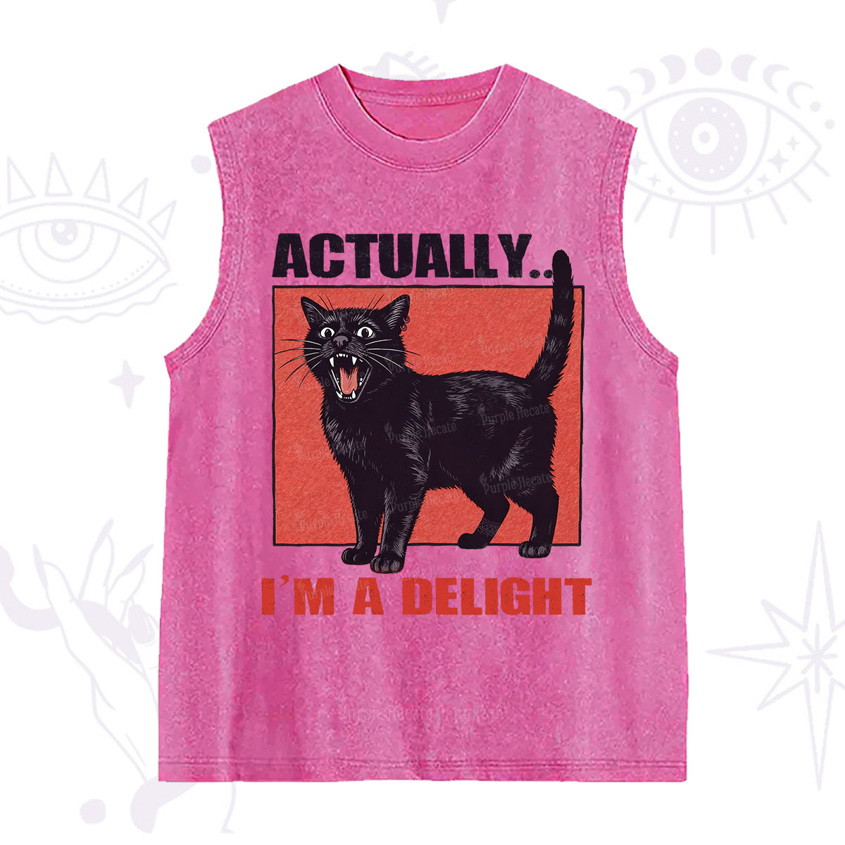 Purplehecate Actually Im a Delight Washed Tank