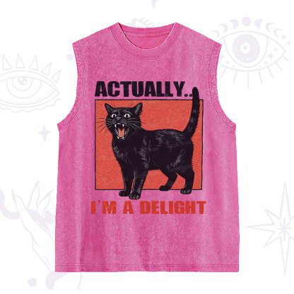 Purplehecate Actually Im a Delight Washed Tank