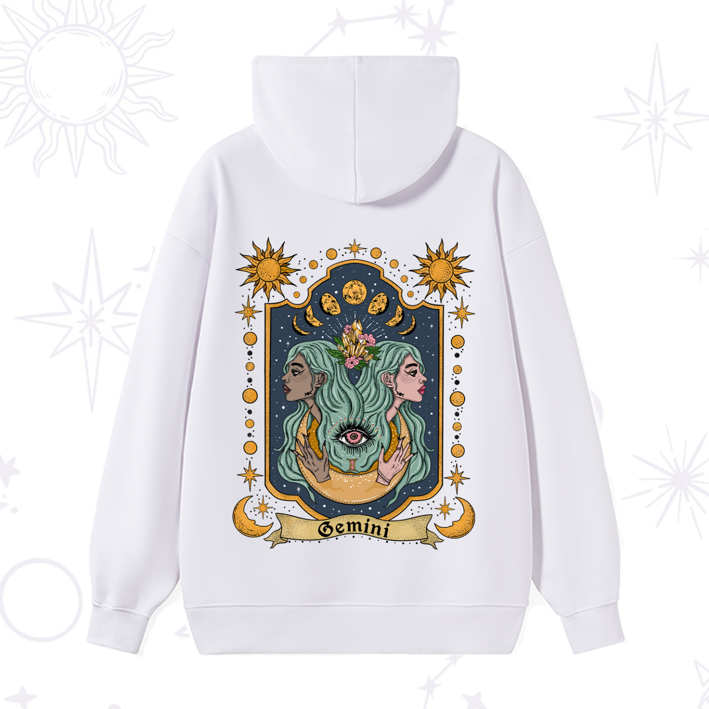 Purplehecate Gemini Zodiac Hoodie