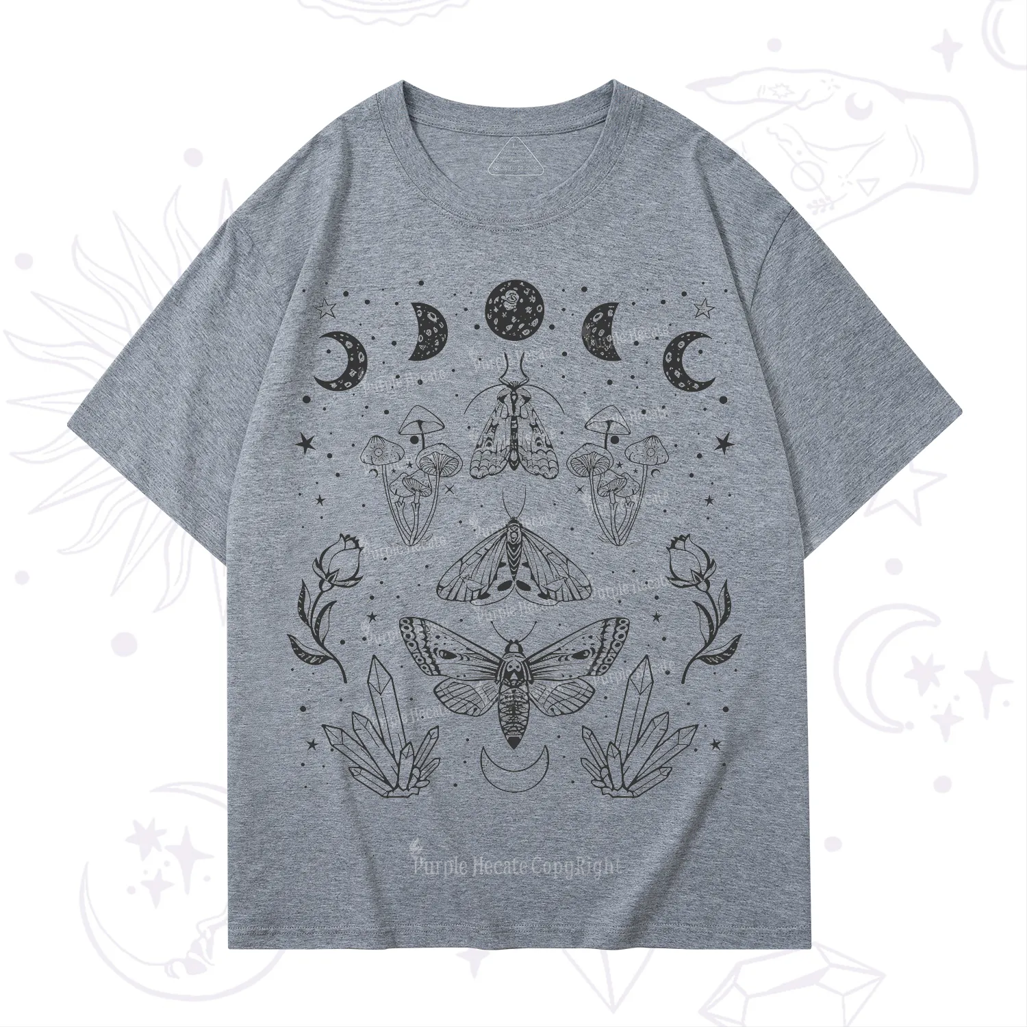 Purplehecate Mystical Moth T-Shirt