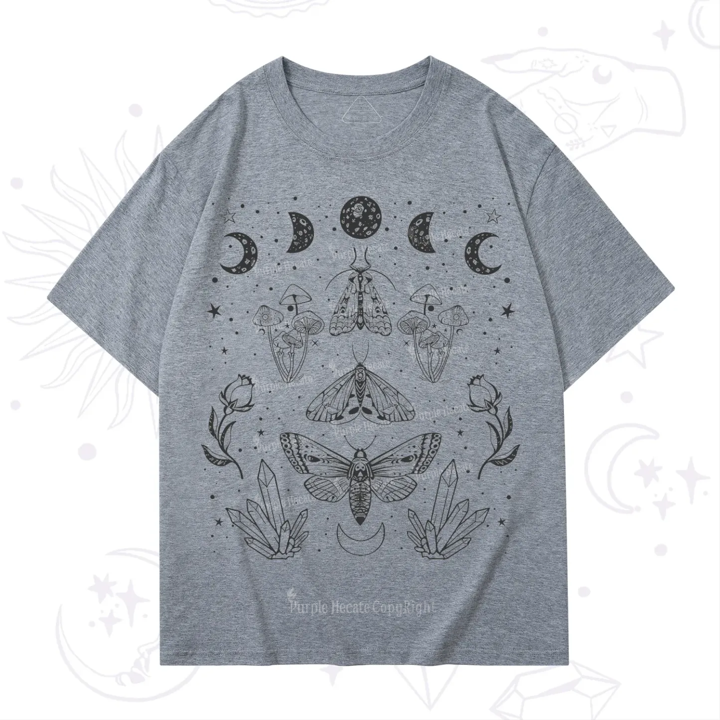 Purplehecate Mystical Moth T-Shirt