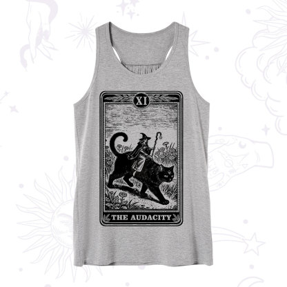 Purplehecate The Audacity Wizard Cat Tarot Tank