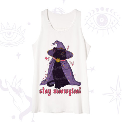 Purplehecate Stay Meowgical Cat Tank