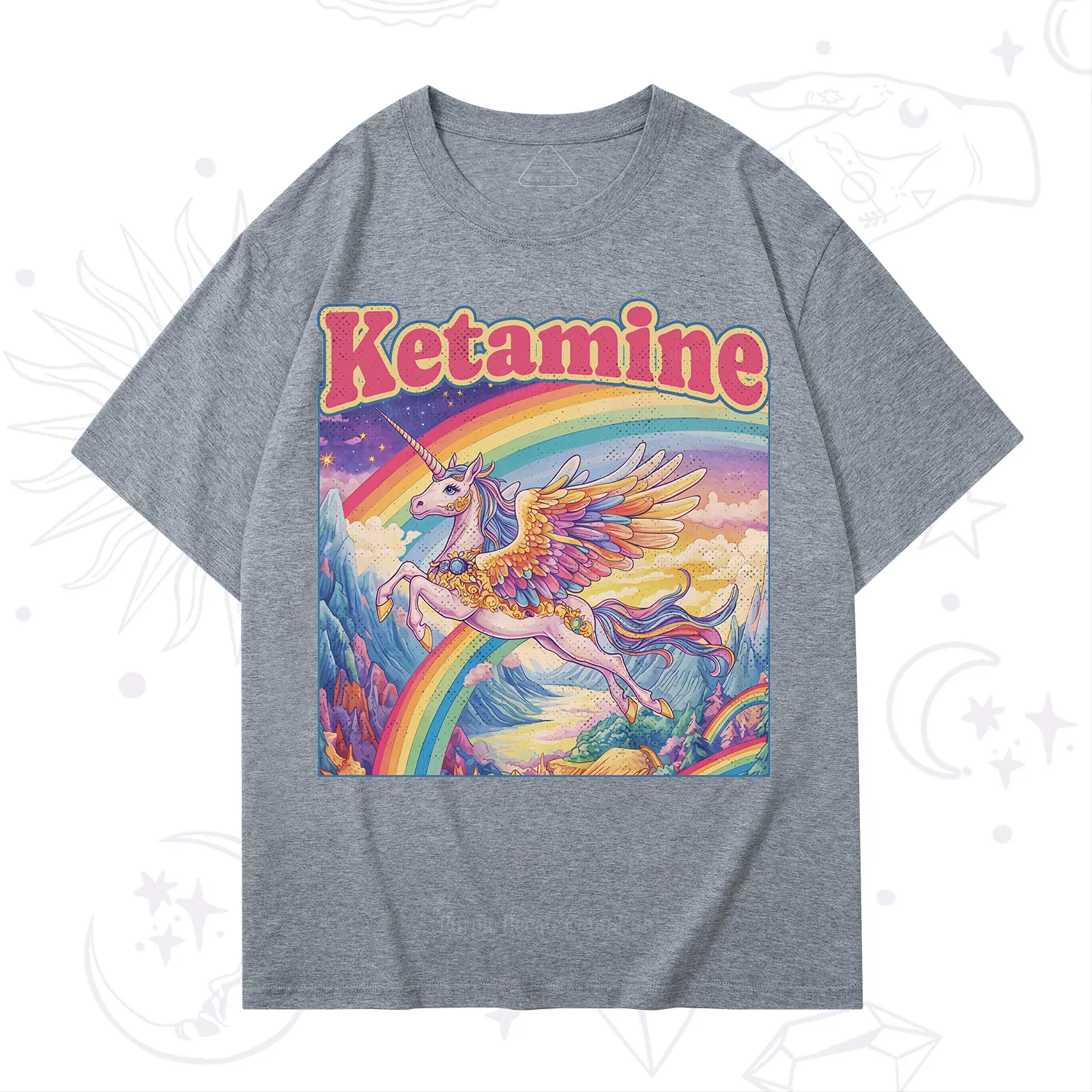 Purplehecate Ketamine Rainbow Unicorn T-Shirt