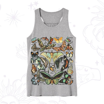 Purplehecate Vintage Butterfly & Moth Tank
