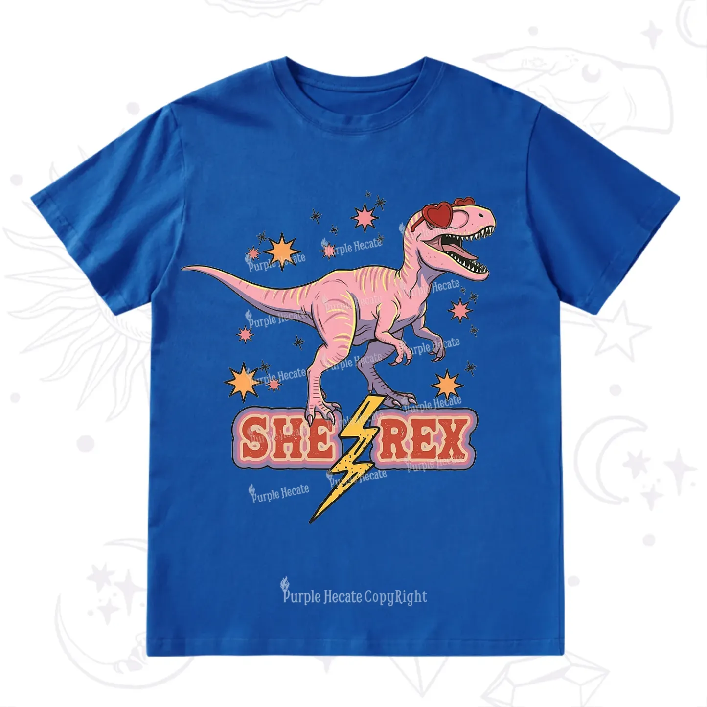 Purplehecate T Rex Dinosaur Girl T-Shirt