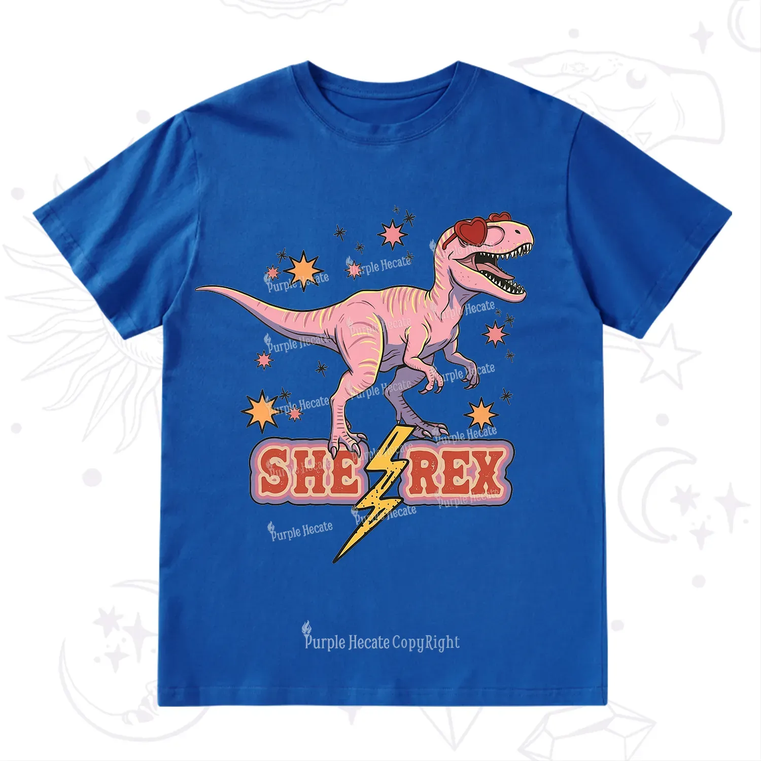 Purplehecate T Rex Dinosaur Girl T-Shirt