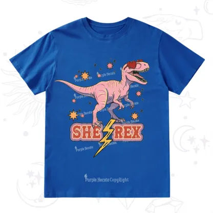 Purplehecate T Rex Dinosaur Girl T-Shirt