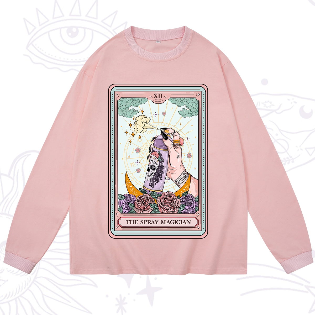 Purplehecate The Spray Magician Tarot Card Long Sleeve T-Shirt