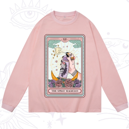 Purplehecate The Spray Magician Tarot Card Long Sleeve T-Shirt