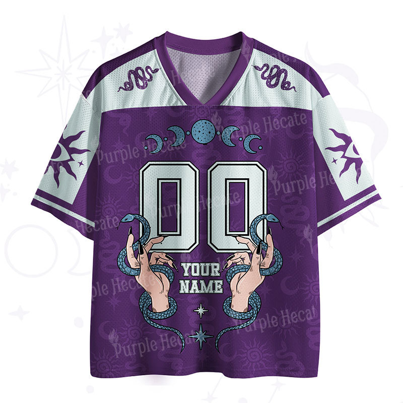 Personalized Purplehecate Stay Weird Mesh Jersey