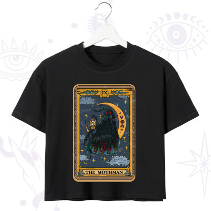 Purplehecate The Mothmen Tarot Crop T-Shirt