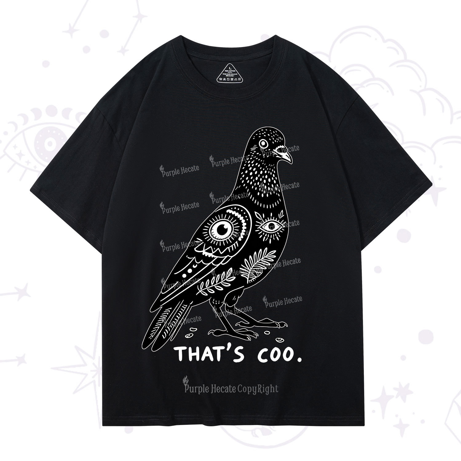Purplehecate That's Coo Pigeon T-Shirt