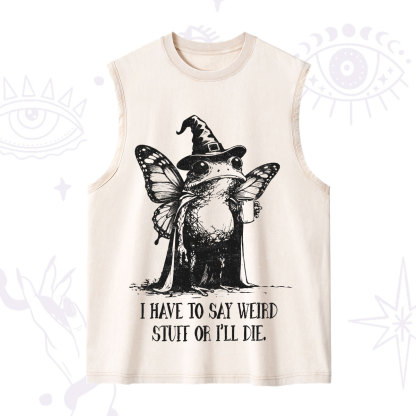 Purplehecate I Have to Say Weird Stuff Or I'll Die Washed Tank