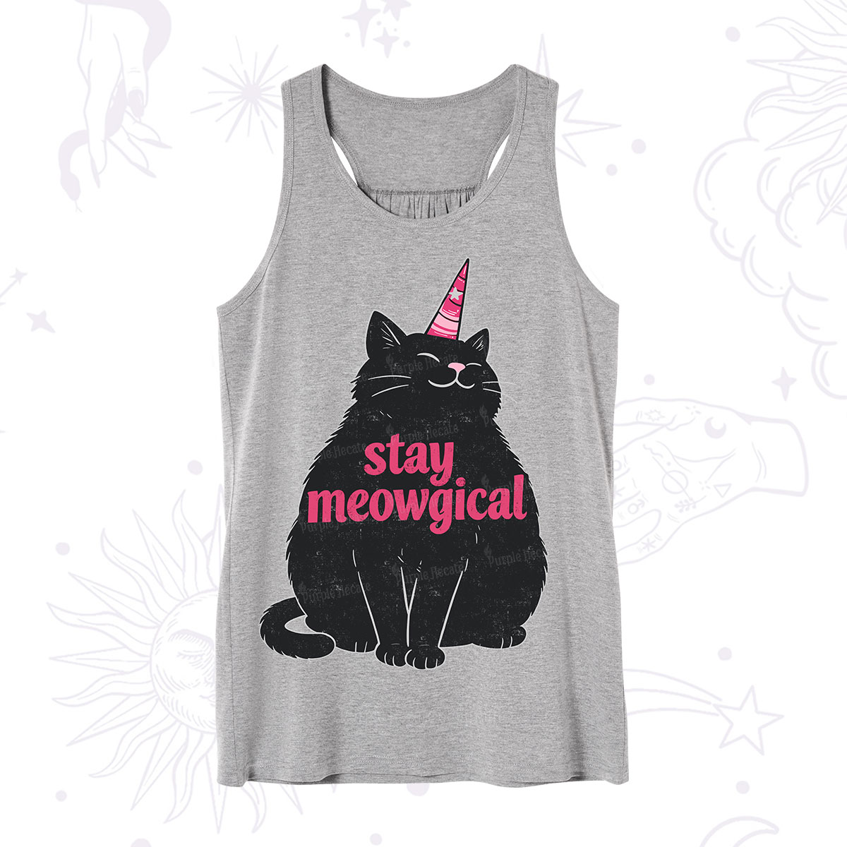 Purplehecate Stay Meowgical Tank