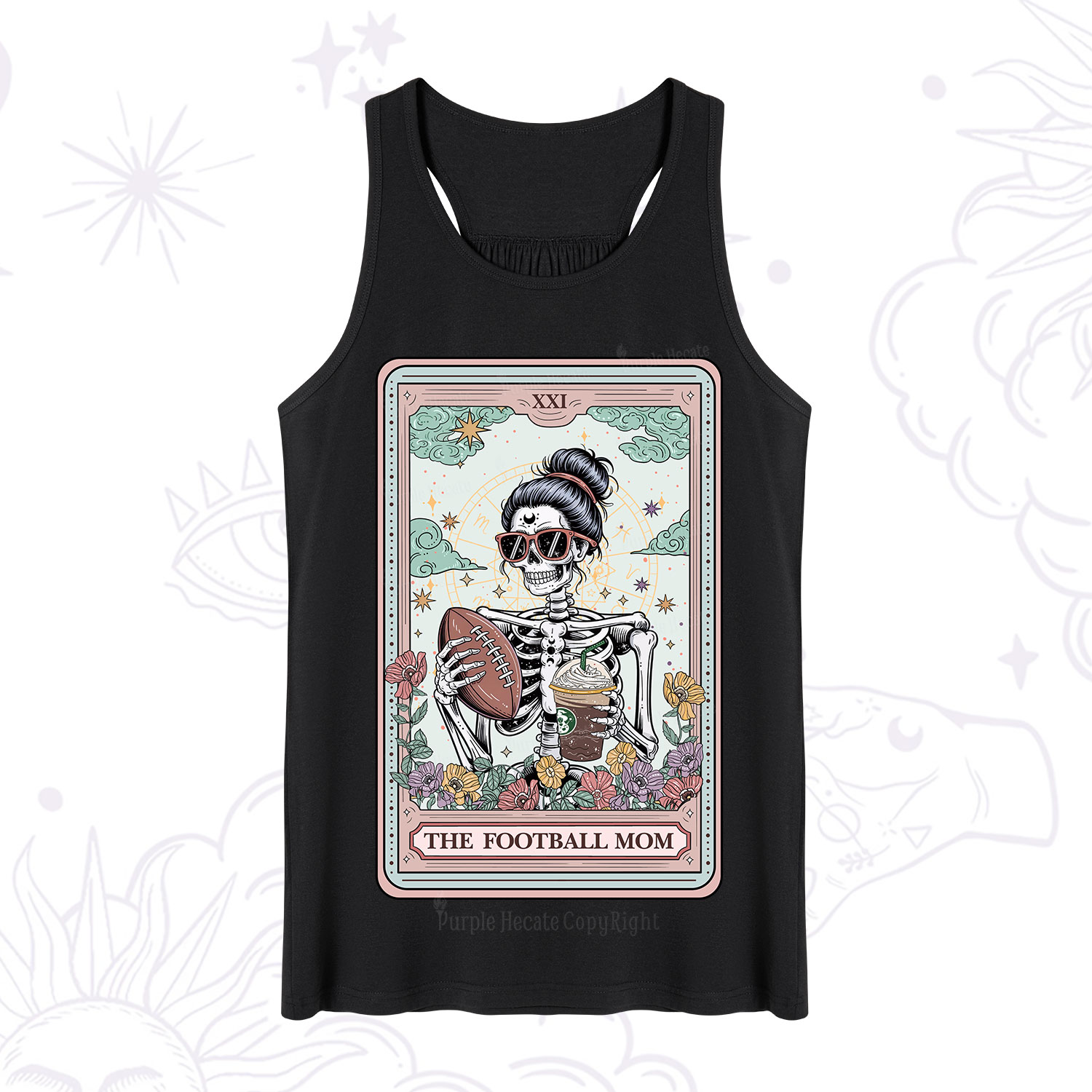 Purplehecate The Football Mom Tarot Tank