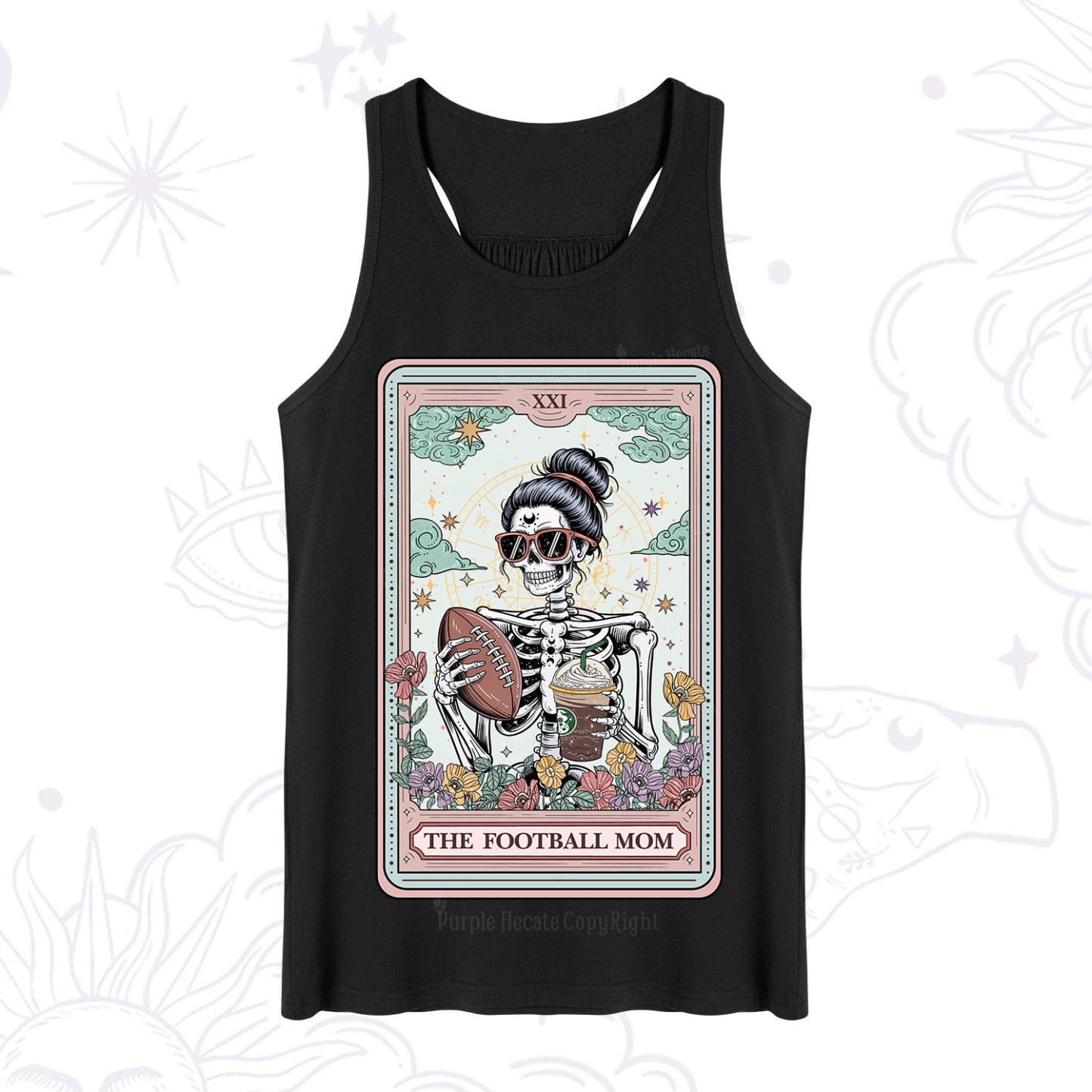 Purplehecate The Football Mom Tarot Tank