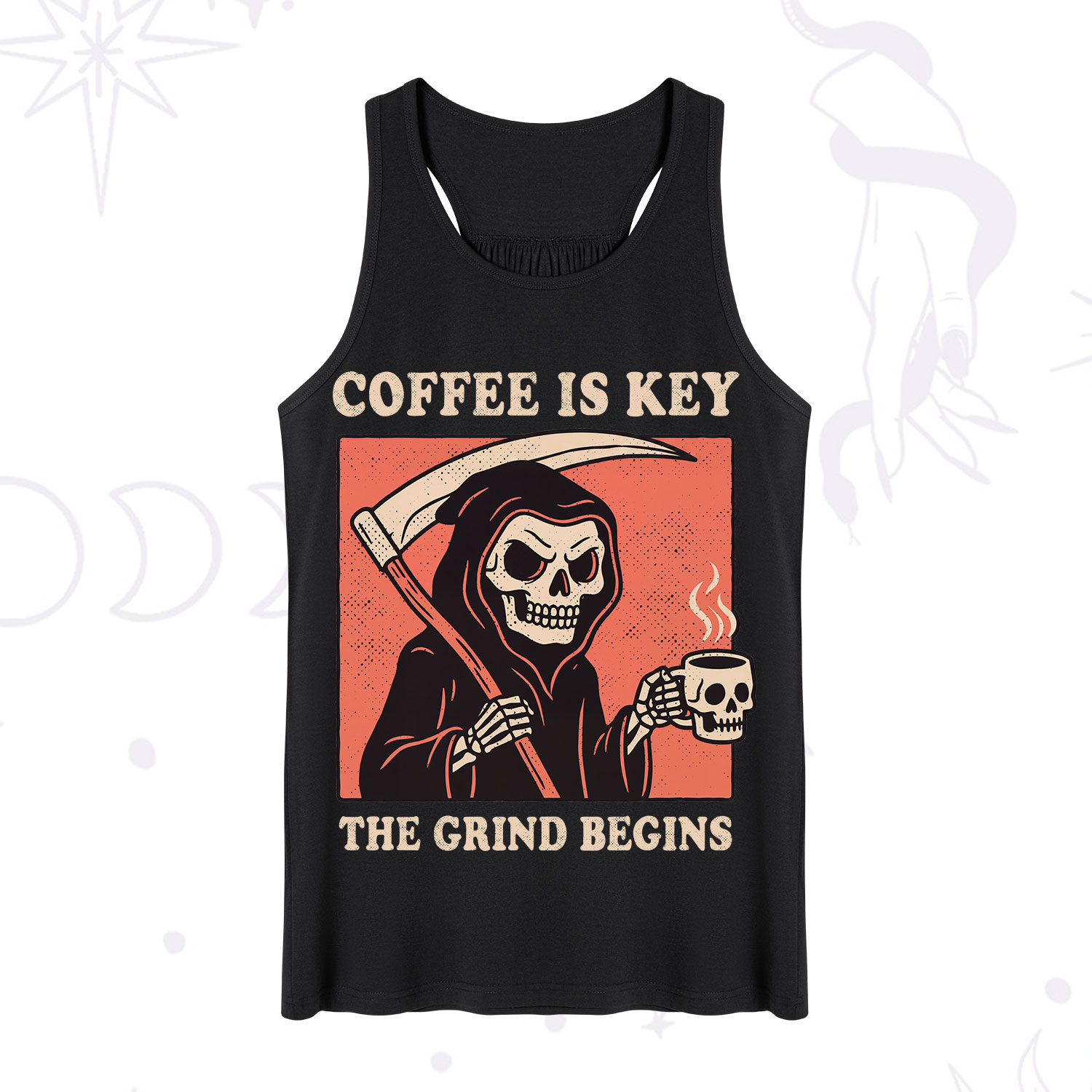 Purplehecate Coffee Is Key The Grind Begins Tank