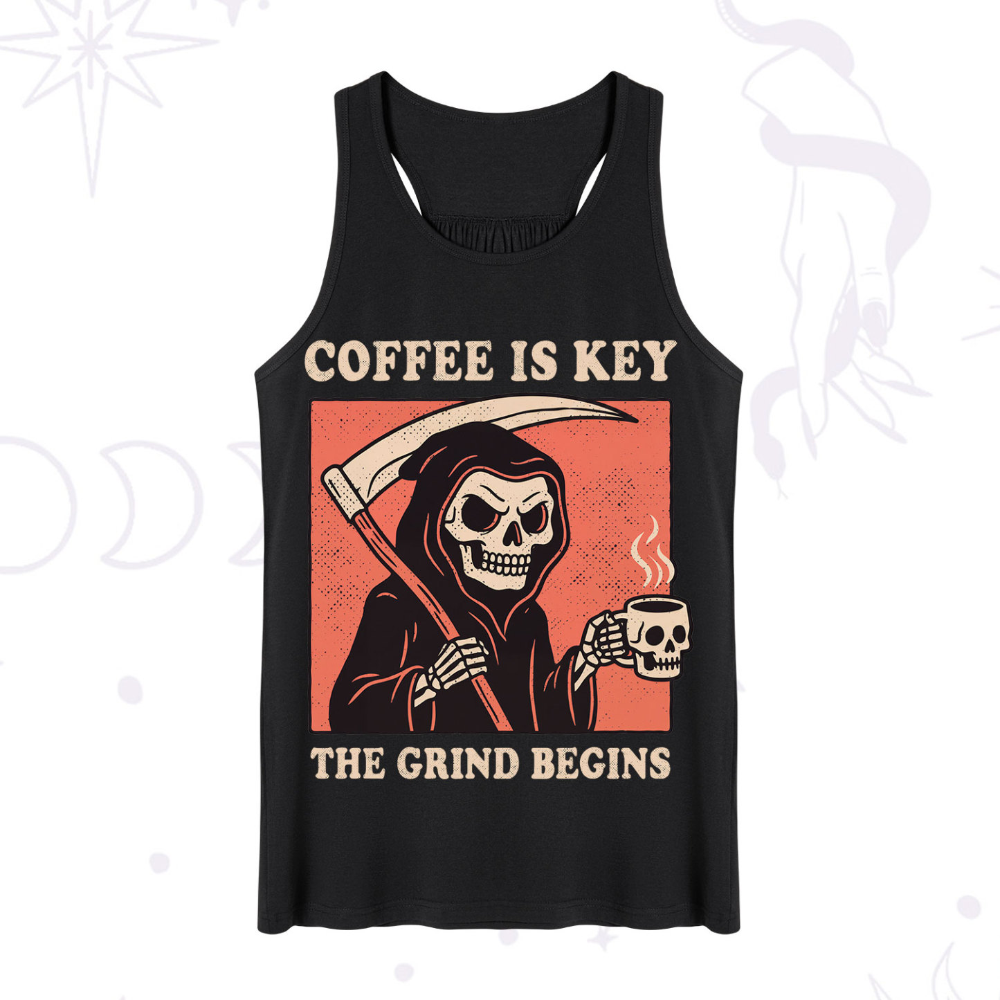 Purplehecate Coffee Is Key The Grind Begins Tank