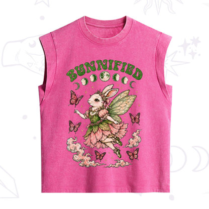 Purplehecate Bunnified Fairy Bunny Vintage Washed Tank