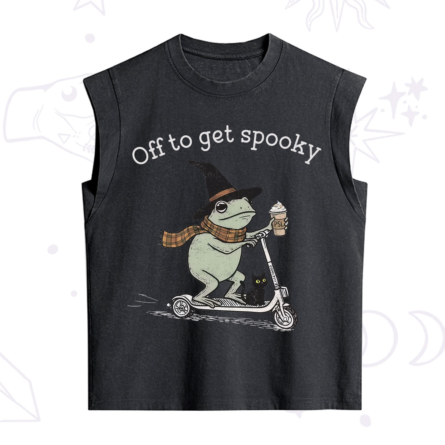 Purplehecate Off to get Spooky Halloween Forg Vintage Washed Tank