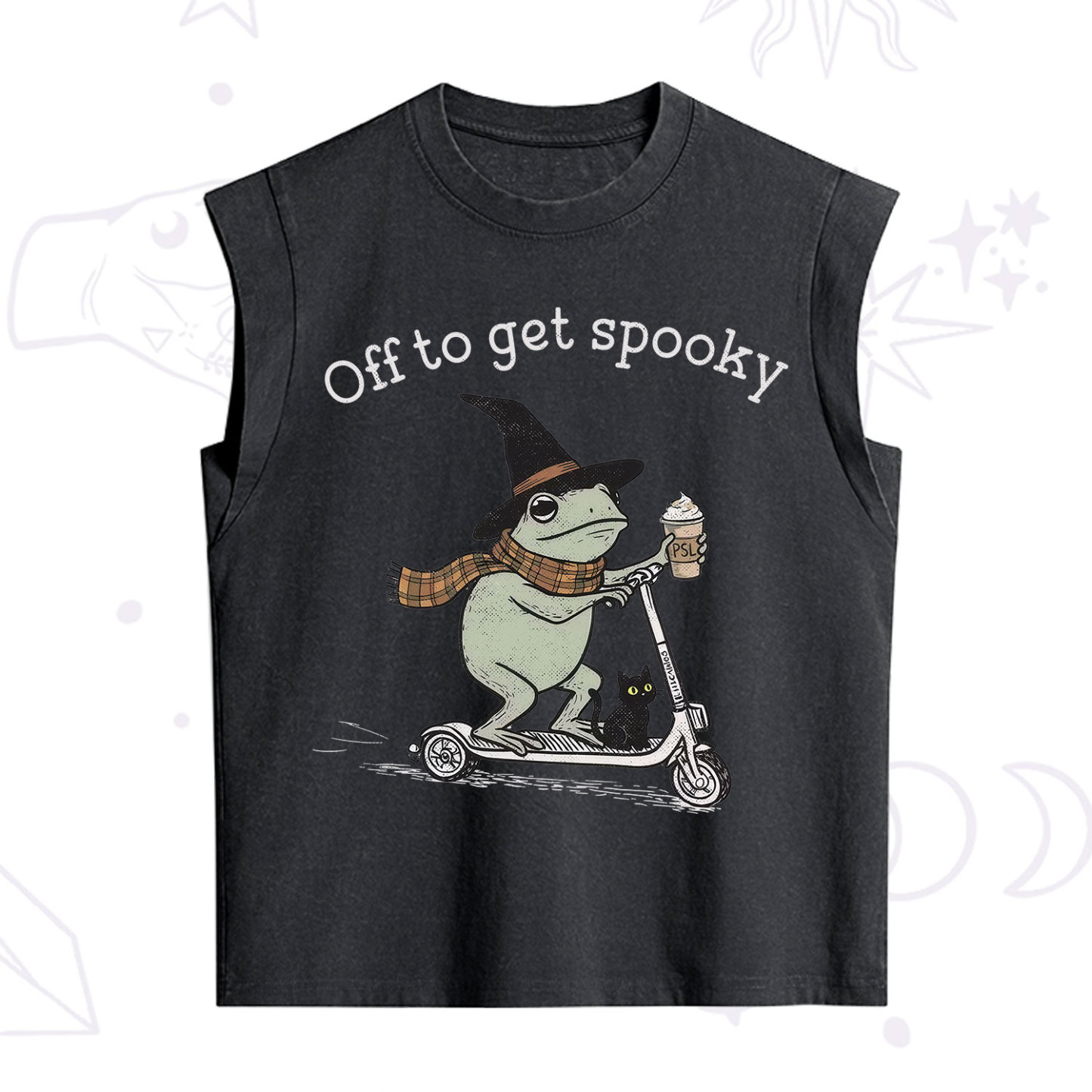 Purplehecate Off to get Spooky Halloween Forg Vintage Washed Tank