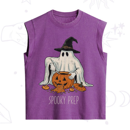Purplehecate Spooky Prep Ghost Vintage Washed Tank