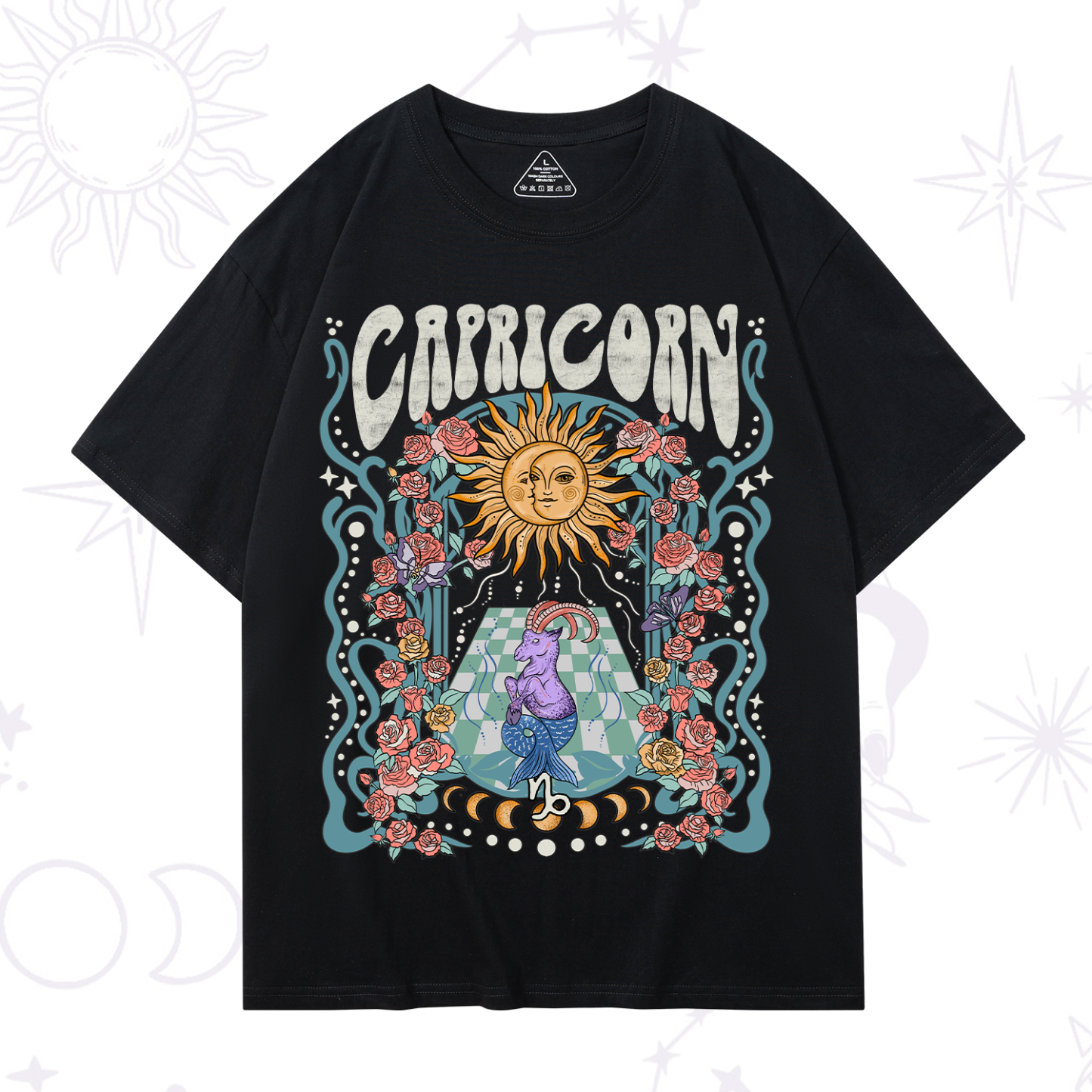 Magic Purplehecate Capricorn Spirit Zodiac T-Shirt