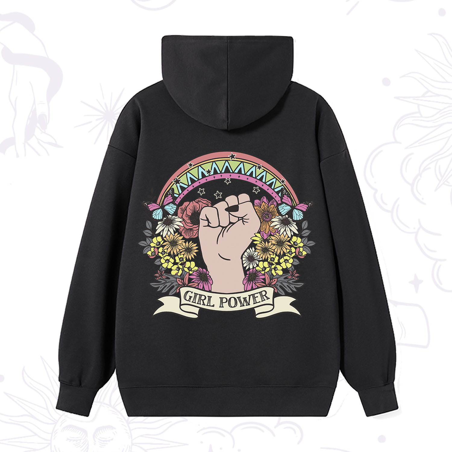 Purplehecate Girl Power Hoodie