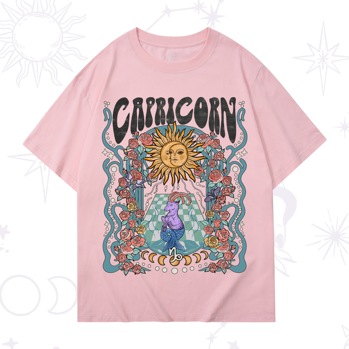 Purplehecate Capricorn Spirit Zodiac T-Shirt