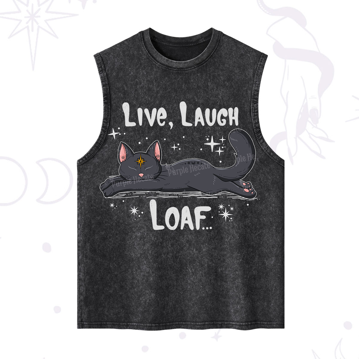 Purplehecate Live Laugh Loaf Washed Tank