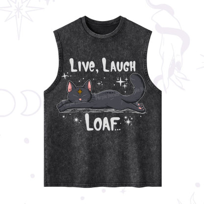 Purplehecate Live Laugh Loaf Washed Tank