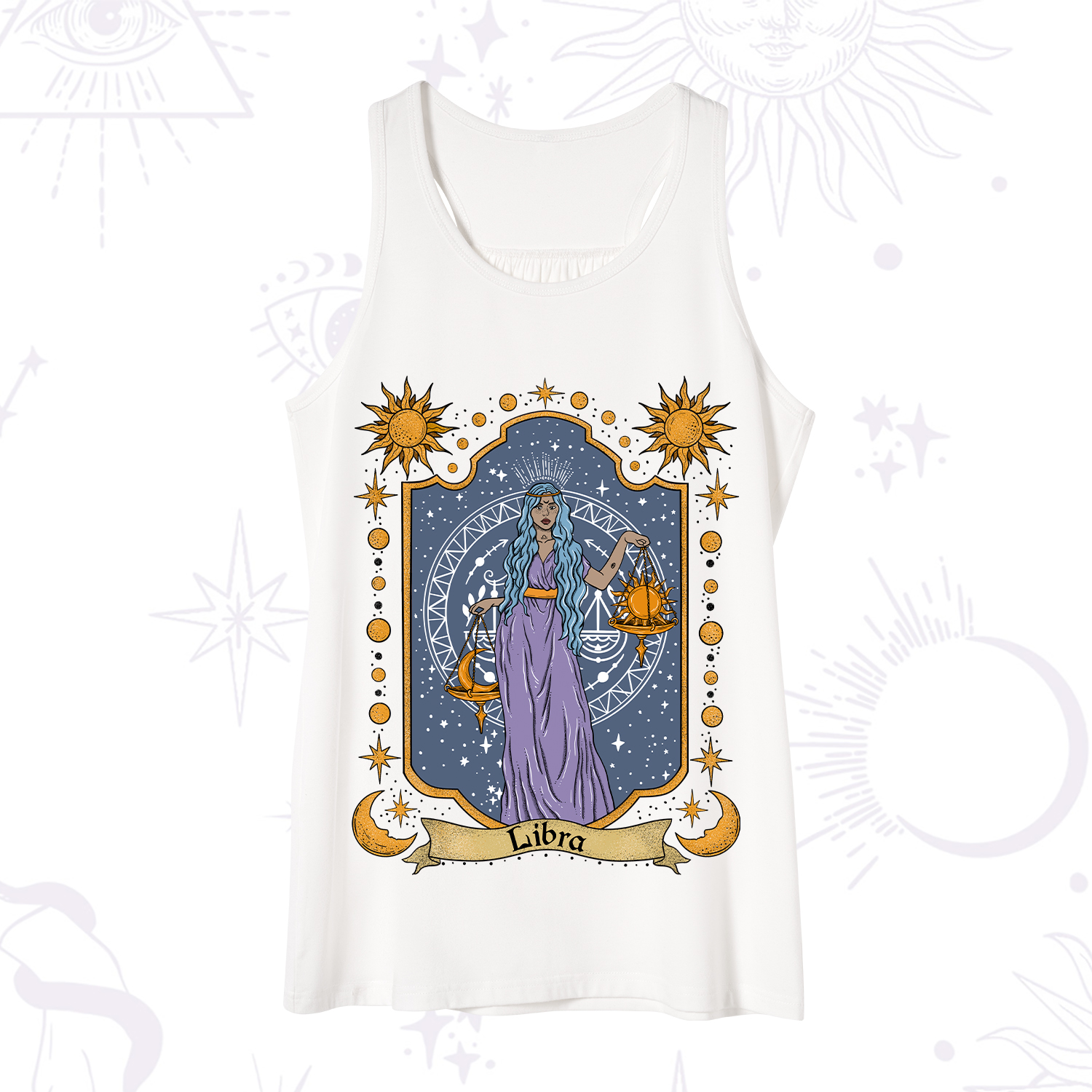 Purplehecate Libra Zodiac Tank