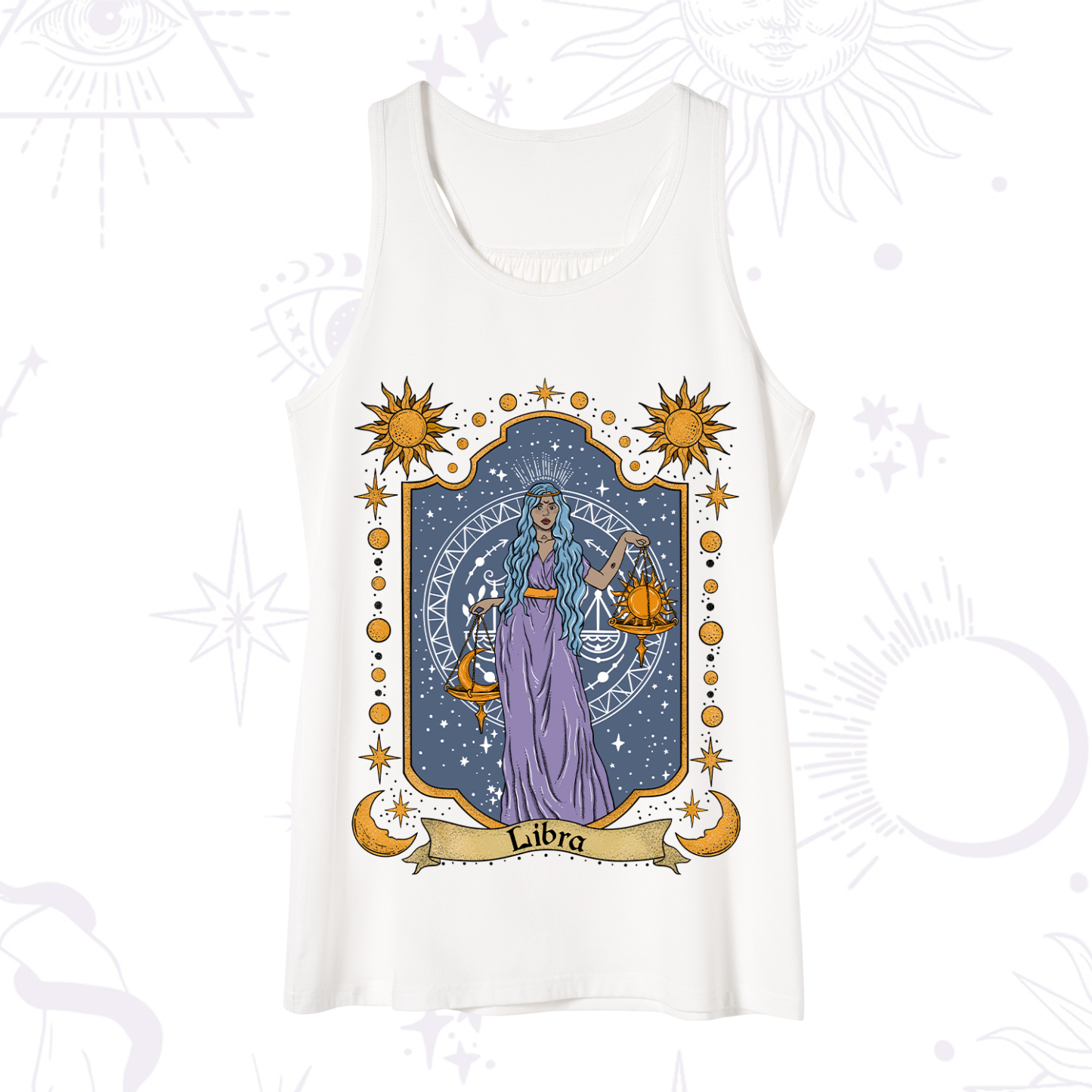 Purplehecate Libra Zodiac Tank