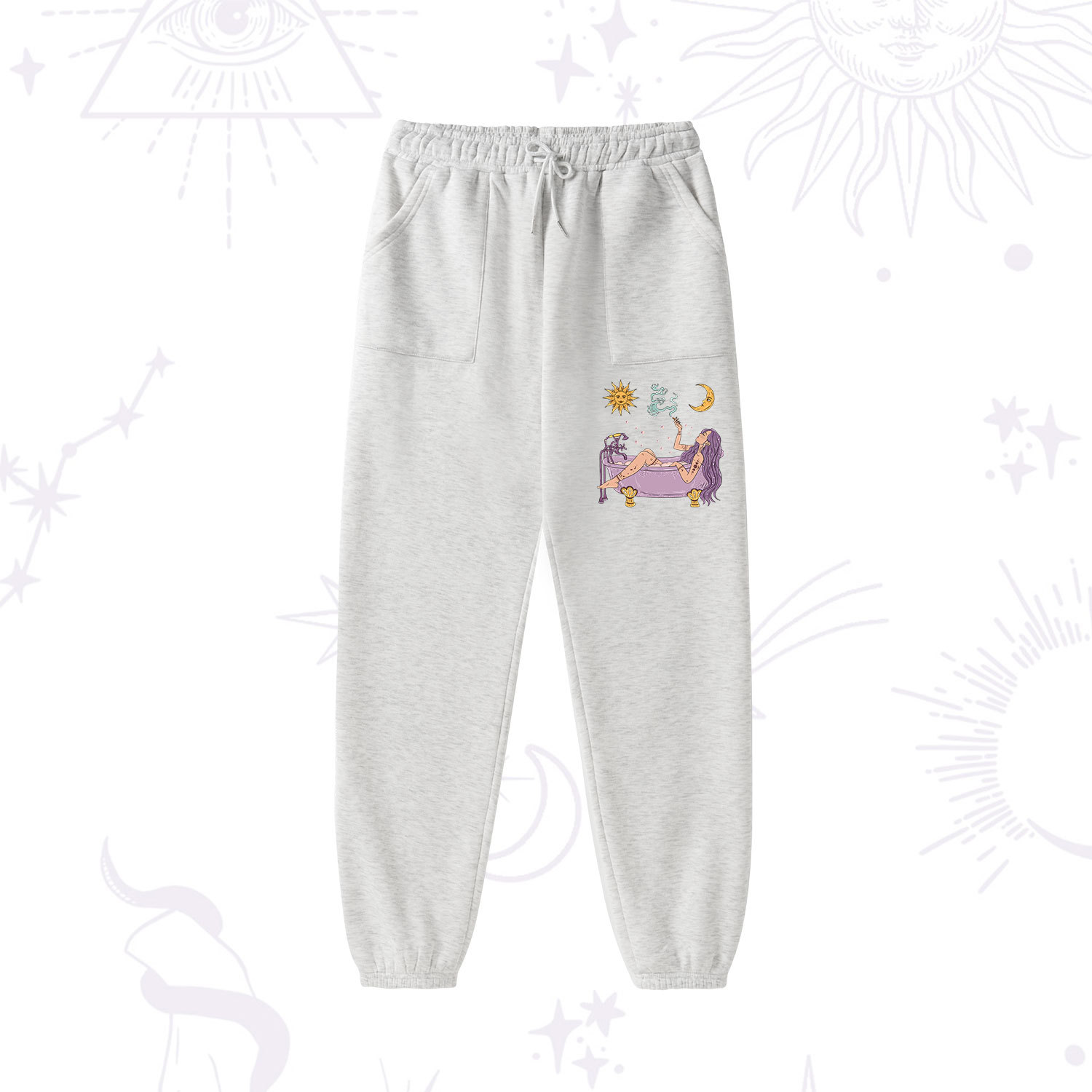 Purplehecate The High Priestess Tarot Fleece Hoodie Suit