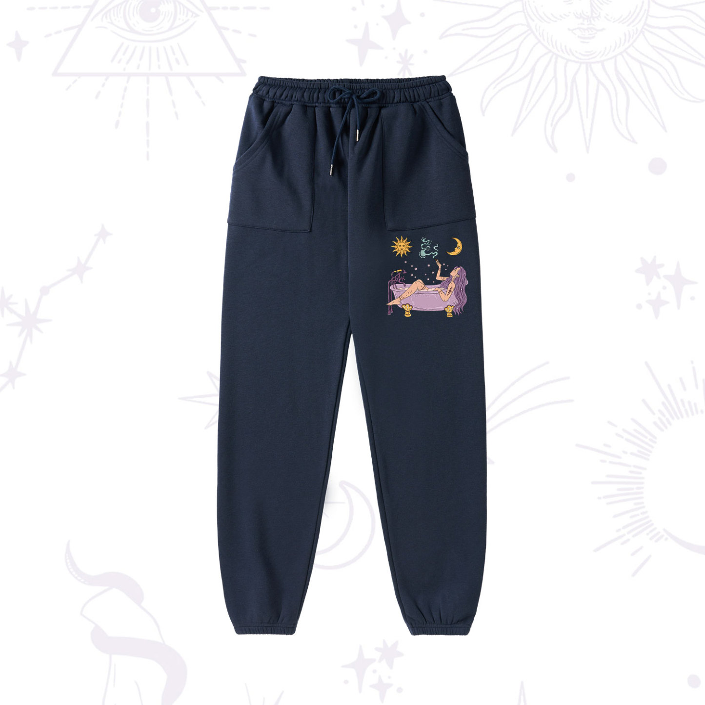 Purplehecate The High Priestess Tarot Fleece Hoodie Suit