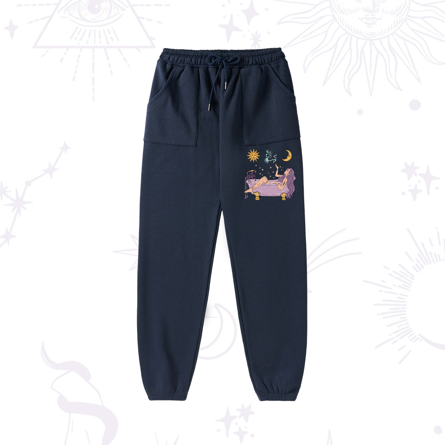 Purplehecate The High Priestess Tarot Fleece Hoodie Suit