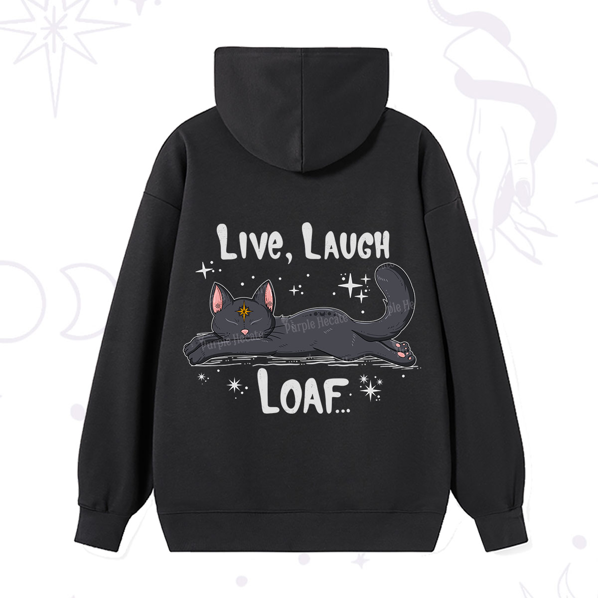 Purplehecate Live Laugh Loaf Hoodie