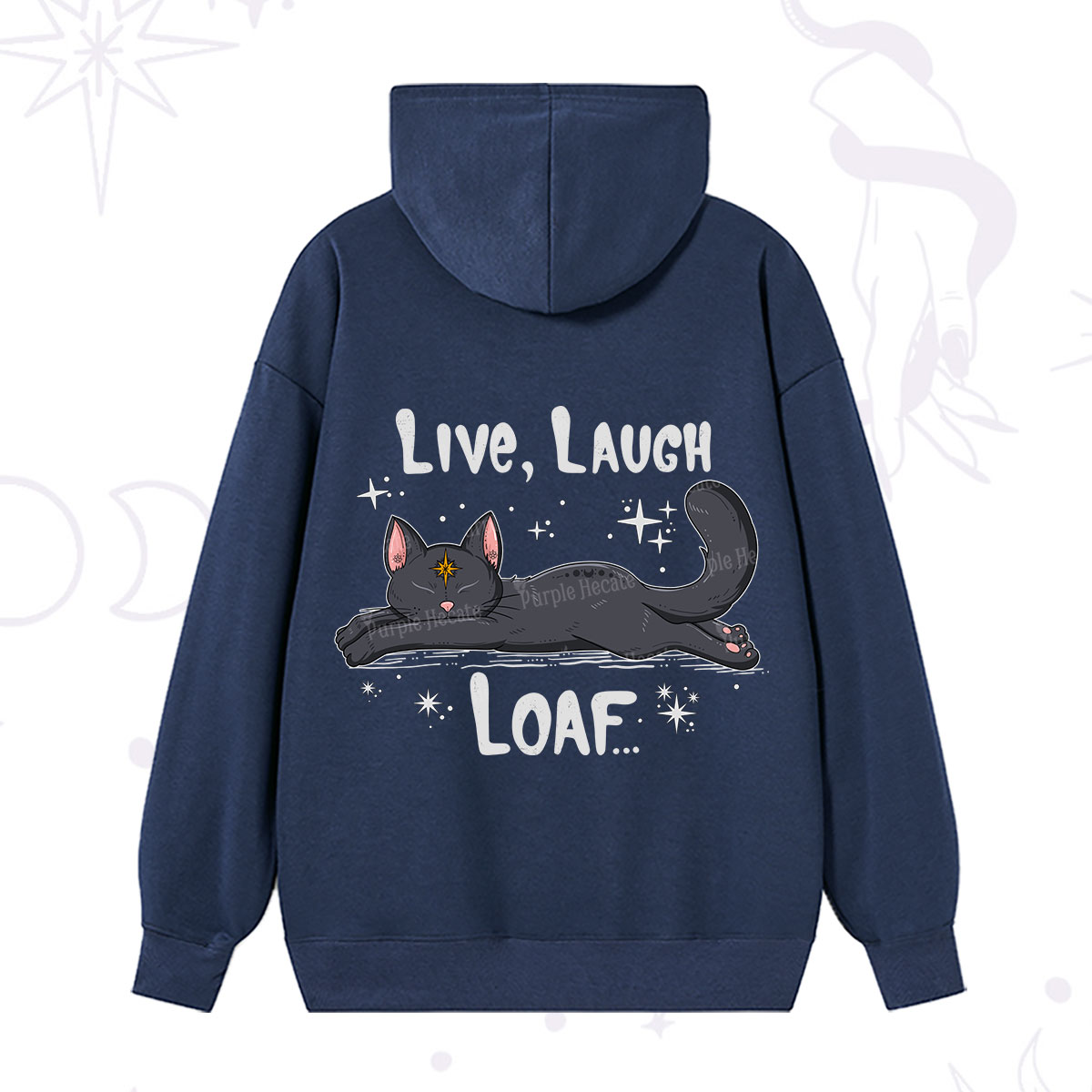 Purplehecate Live Laugh Loaf Hoodie